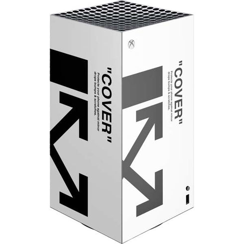 Black and White Arrows XBox Series X Digital Edition Console Skin